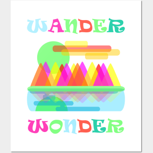 Wanderlust Wander Wonder Posters and Art